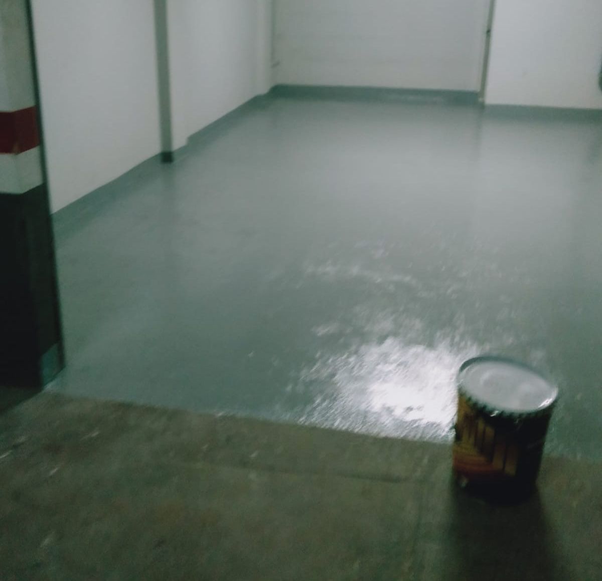 suelo pintado garaje